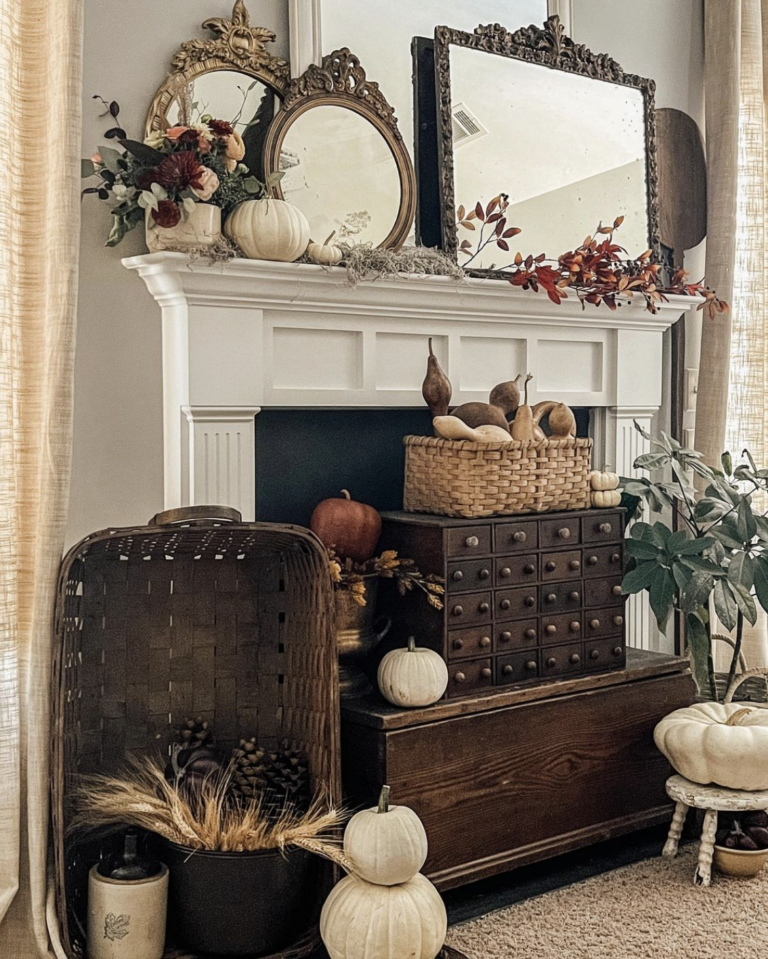 Antique fall mantels / kellyelko.com